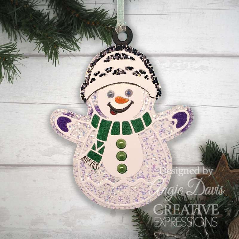 Creative Expressions Paper Cuts Festive Snowman Craft Die