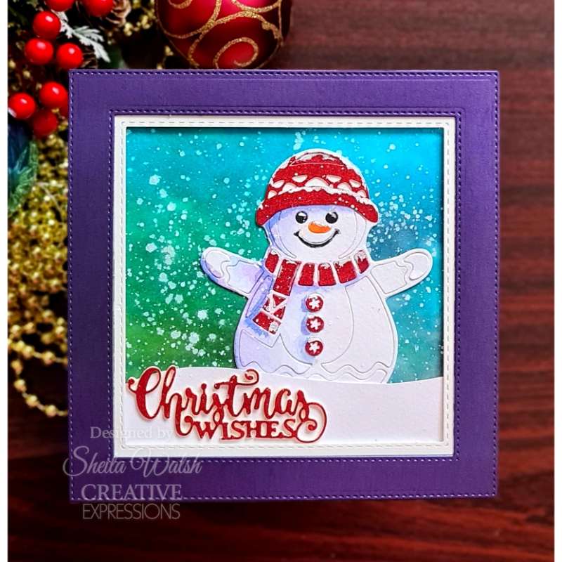 Creative Expressions Paper Cuts Festive Snowman Craft Die