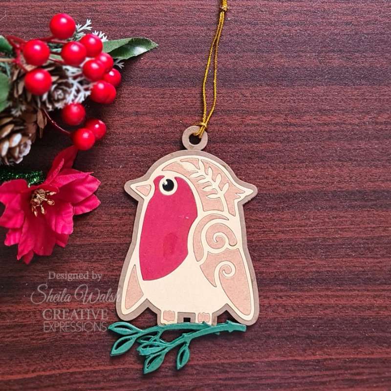 Creative Expressions Paper Cuts Festive Robin Craft Die