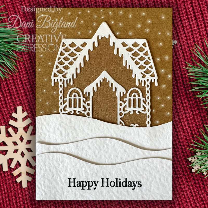 Creative Expressions Paper Cuts Festive Gingerbread House Craft Die