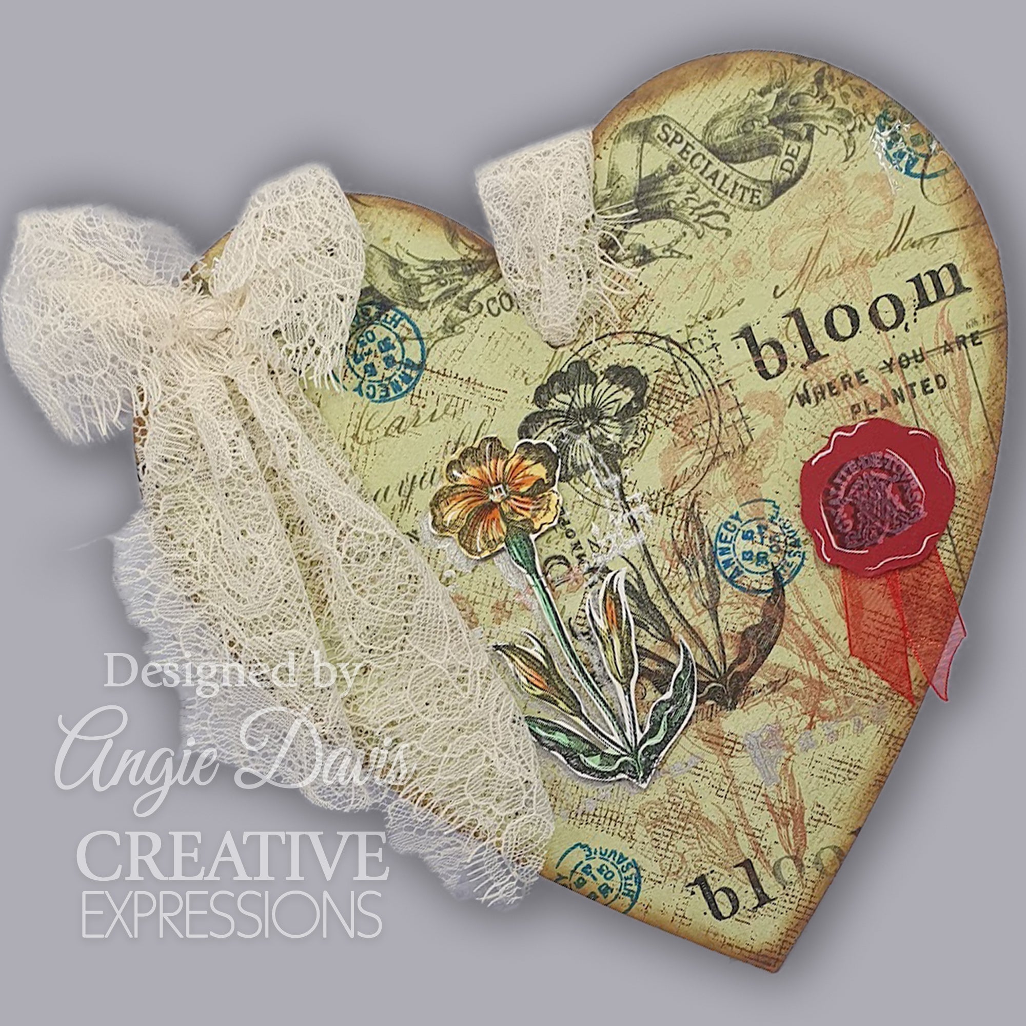 Creative Expressions Sam Poole Texture 4 in x 6 in Pre Cut Rubber Stamp