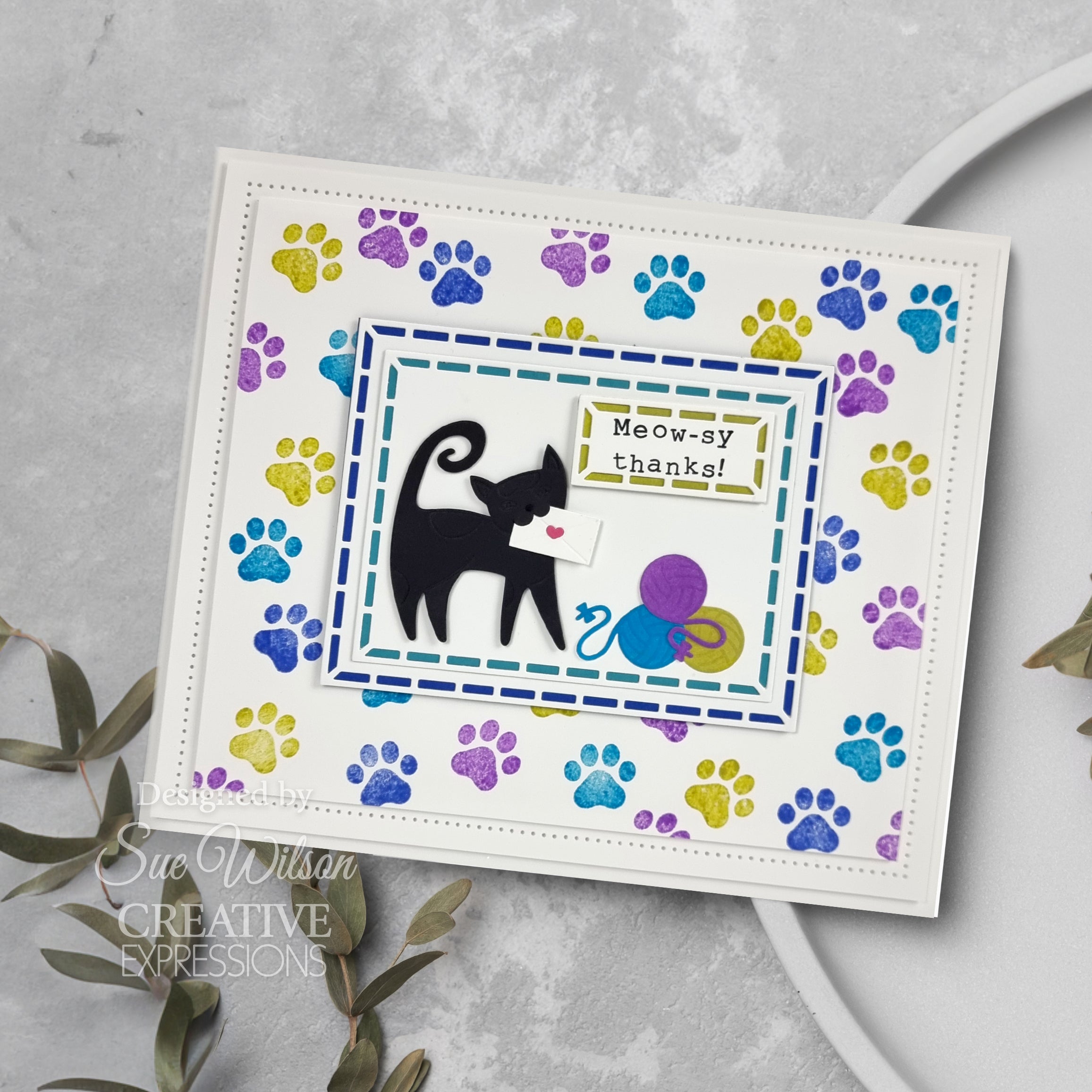 Creative Expressions Sue Wilson Pet Pals 4 x 6 in Clear Stamp Set