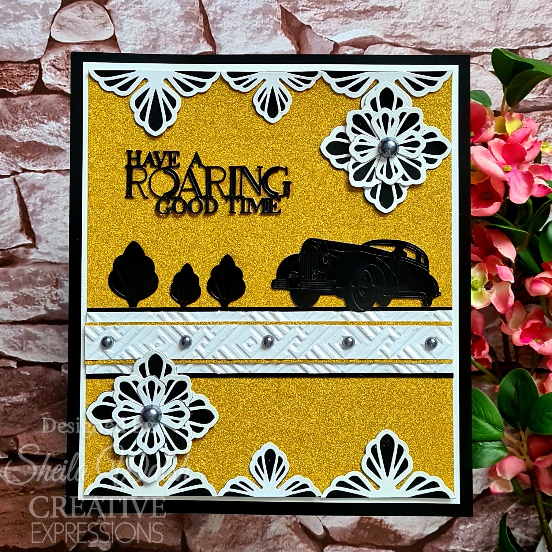 Creative Expressions Sue Wilson Mini Expressions Art Deco Have A Roaring Good Time Craft Die