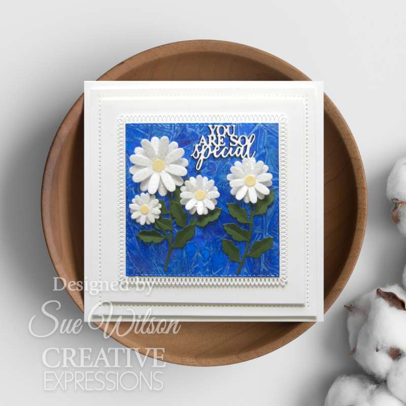 Creative Expressions Sue Wilson Finishing Touches Dynamic Daisies Craft Die