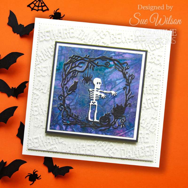 Creative Expressions Sue Wilson Halloween Boo To You Frame Craft Die