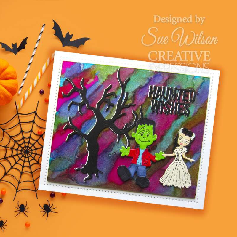 Creative Expressions Sue Wilson Halloween Skeleton Frame Craft Die