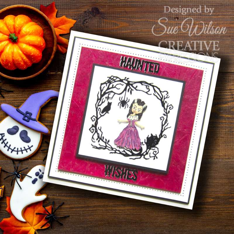 Creative Expressions Sue Wilson Halloween Boo To You Frame Craft Die