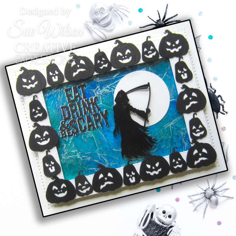Creative Expressions Sue Wilson Halloween Skeleton Frame Craft Die