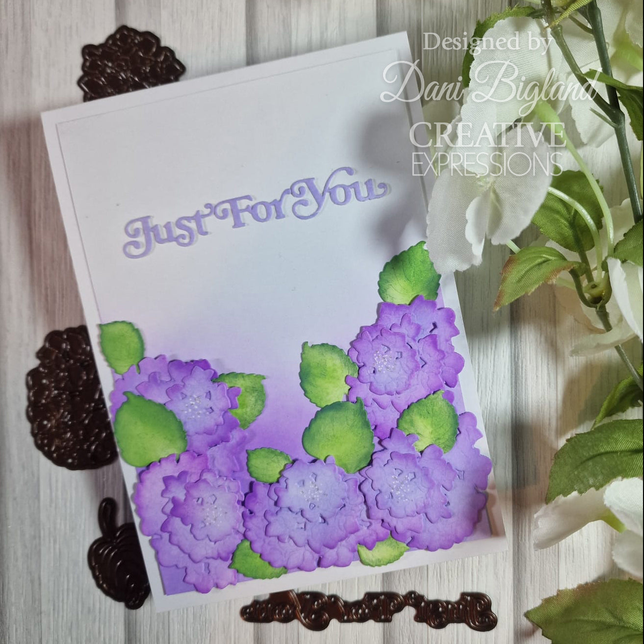 Creative Expressions Sue Wilson Layered Flowers Collection Hydrangea Craft Die
