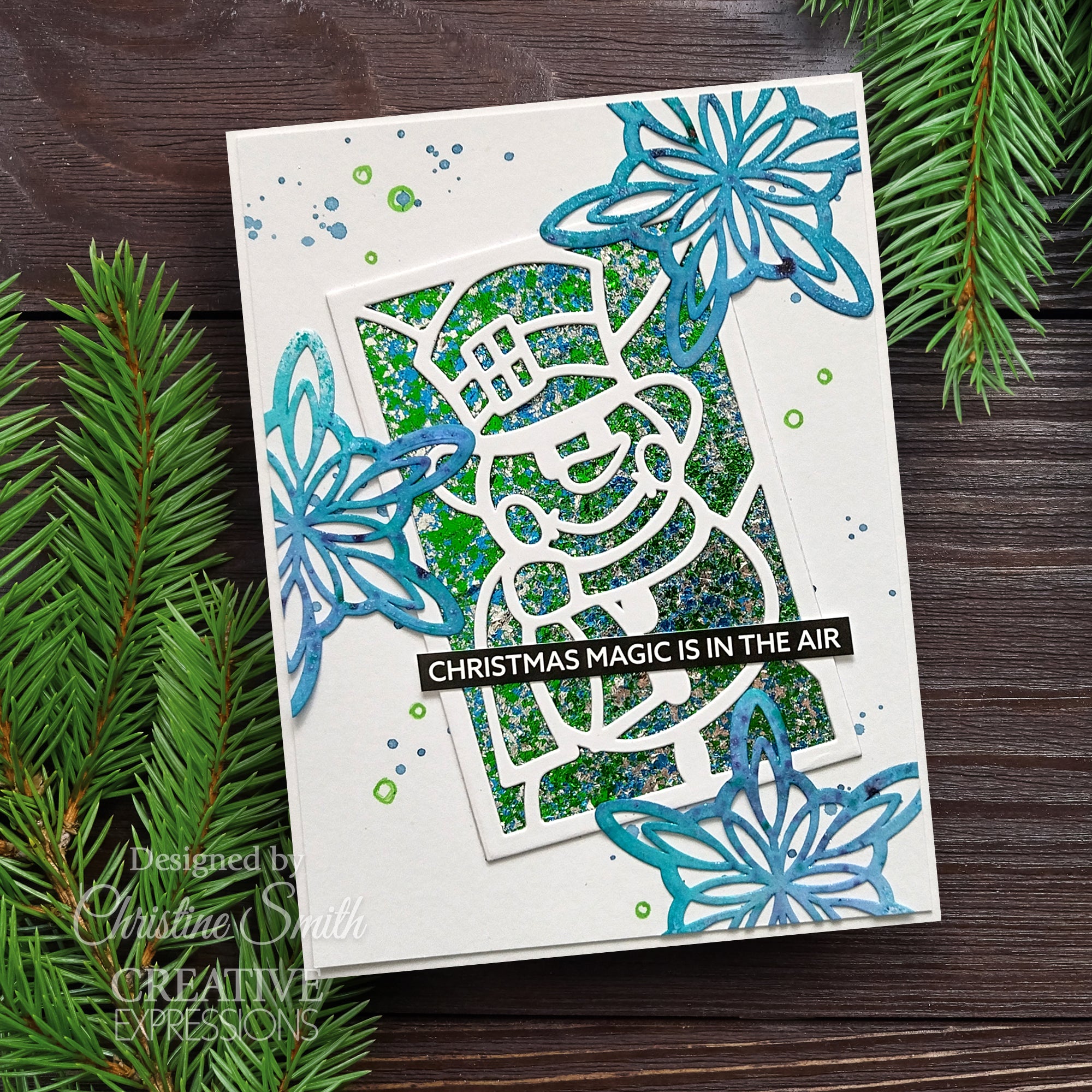 Creative Expressions Sue Wilson Festive Starlight Background Craft Die