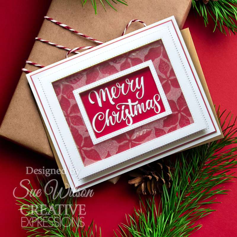 Creative Expressions Sue Wilson Festive Stylish Poinsettia Craft Die