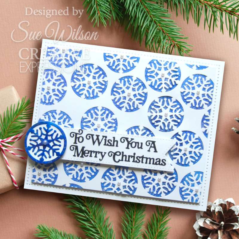 Creative Expressions Sue Wilson Festive Pinwheel Snowflake Craft Die