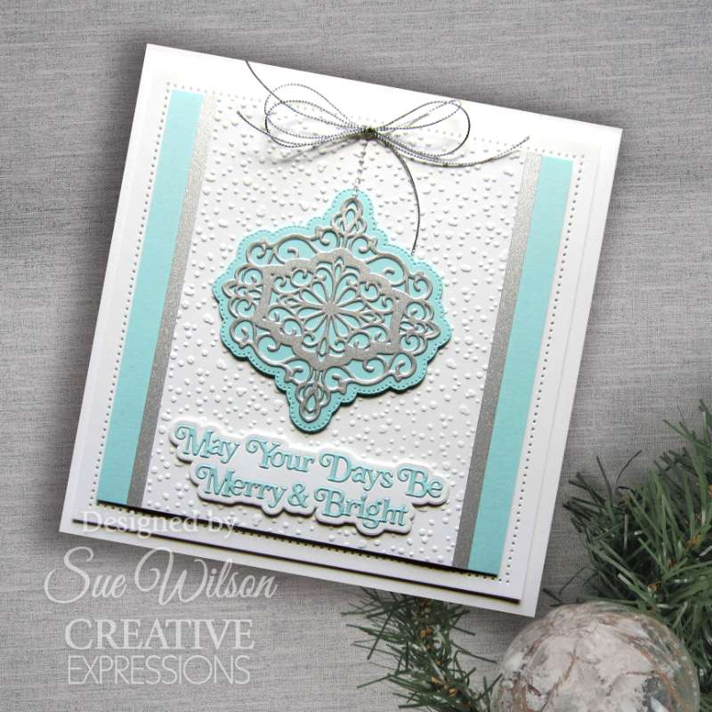 Creative Expressions Sue Wilson Festive Snowflake Sparkle Craft Die