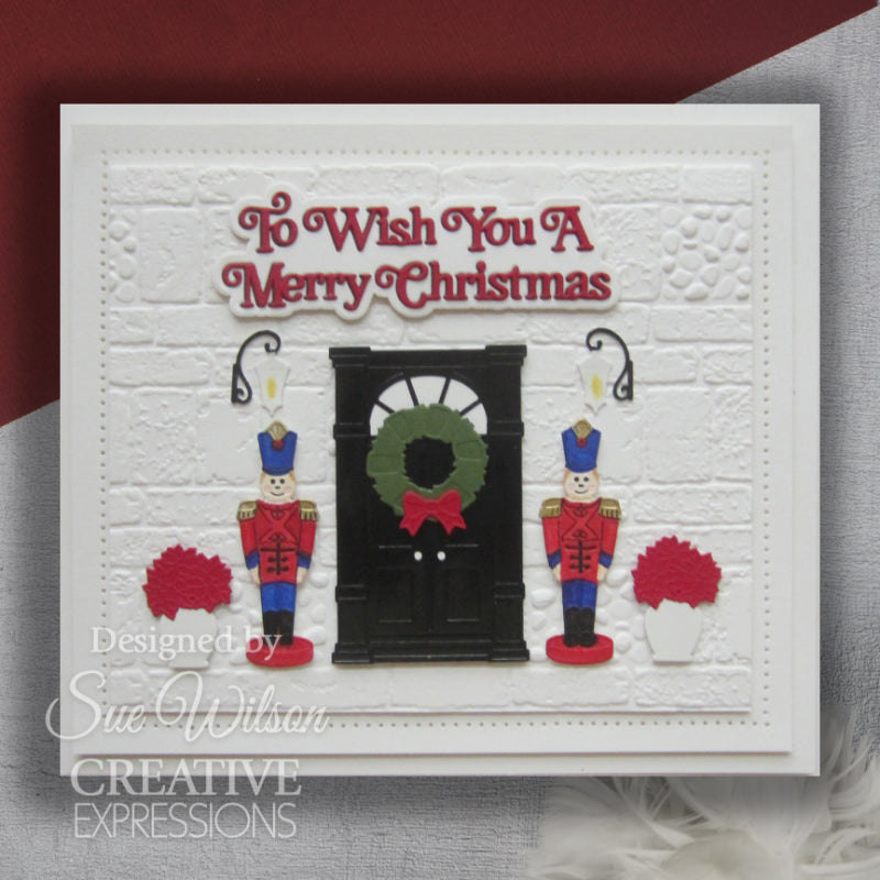 Creative Expressions Sue Wilson Festive Yuletide Welcome Craft Die