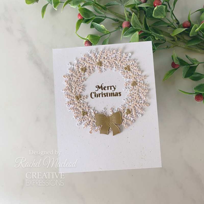 Creative Expressions Sue Wilson Festive Build A Wreath Craft Die