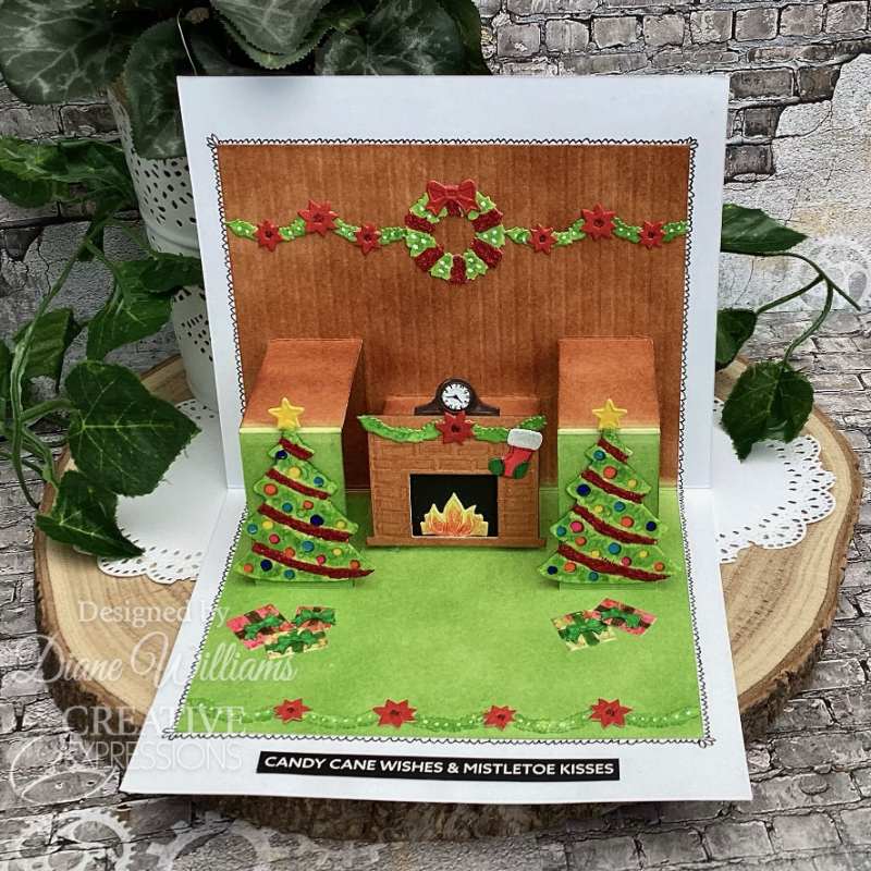 Creative Expressions Sue Wilson Festive Cosy Fireside Christmas Craft Die