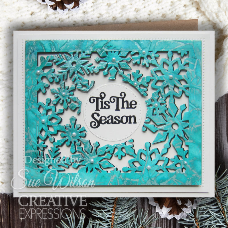 Creative Expressions Sue Wilson Festive Snowflake Floating Frame Craft Die