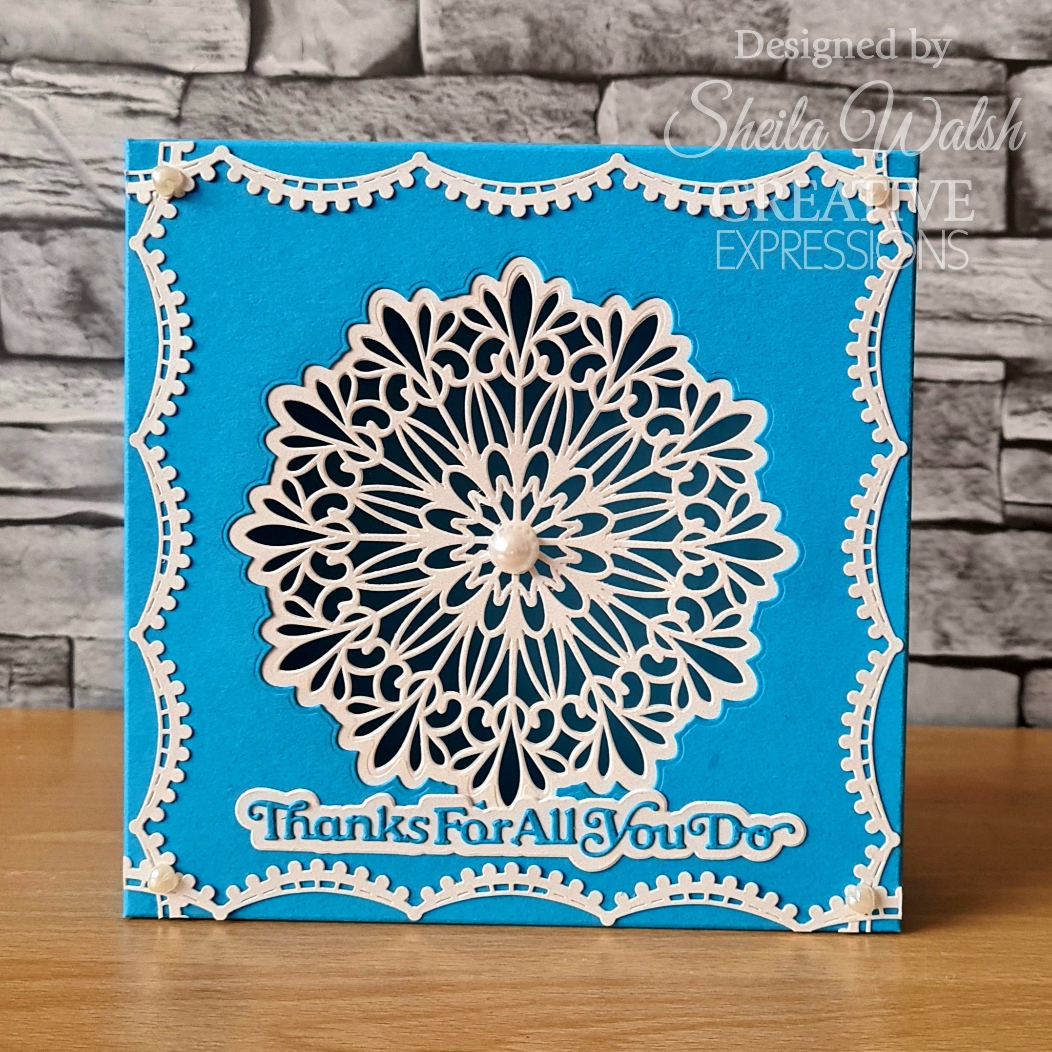 Creative Expressions Sue Wilson Border Coronet Lace Craft Die