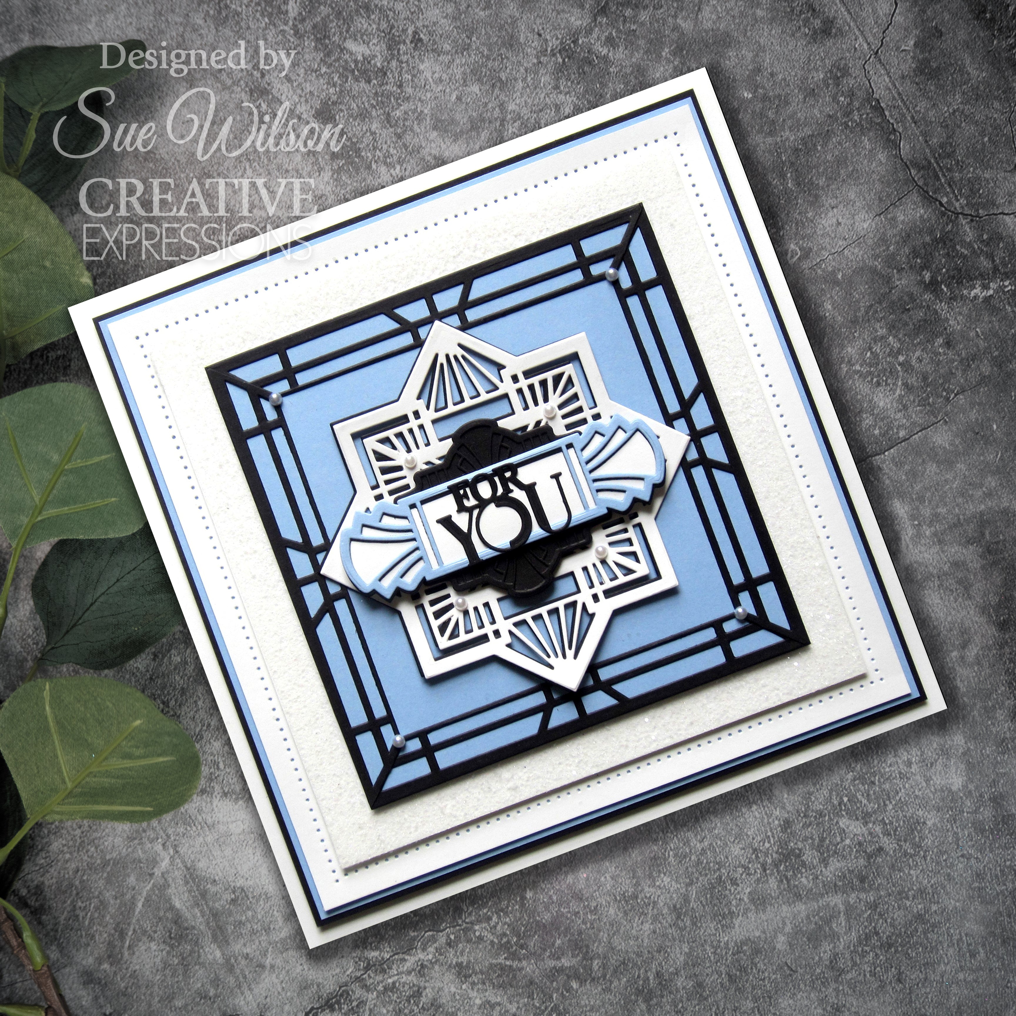 Creative Expressions Sue Wilson Art Deco Dazzling Diamonds Craft Die