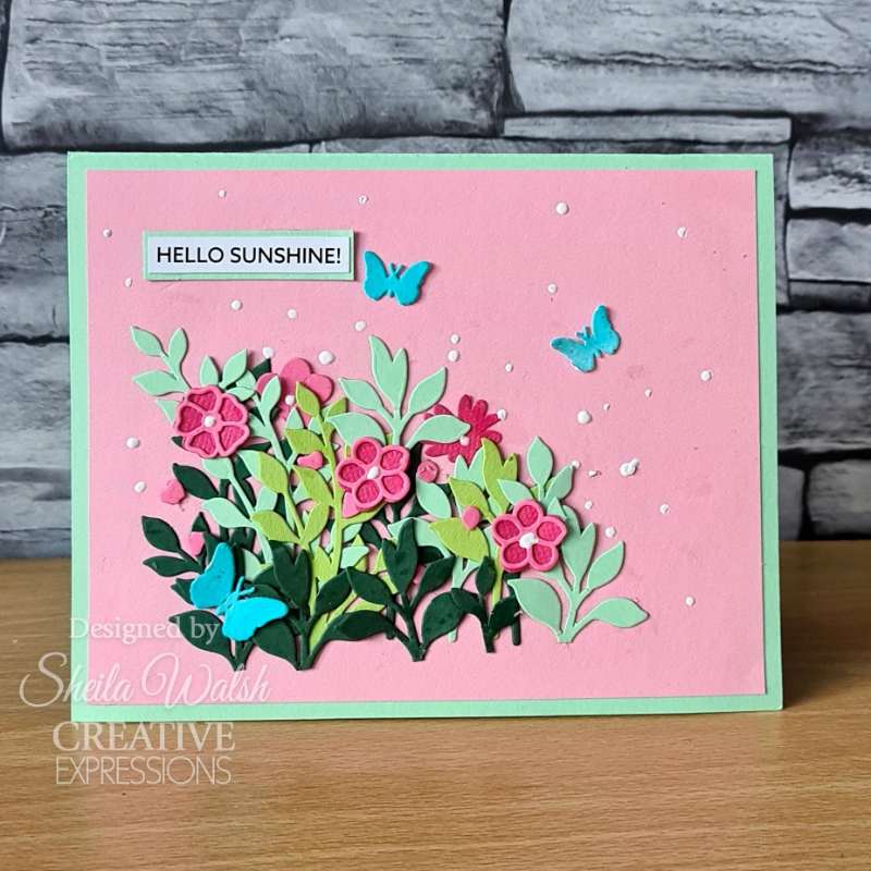 Creative Expressions Sue Wilson Finishing Touches Bountiful Butterflies Craft Die