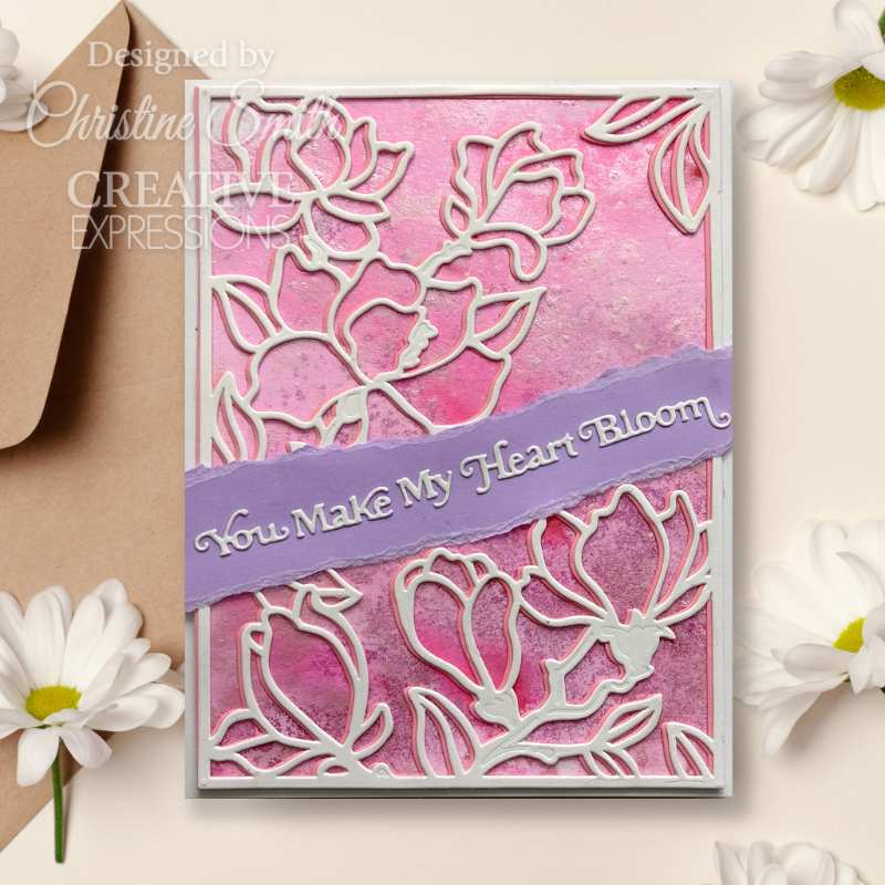 Creative Expressions Sue Wilson Frames & Tags Magnolia Cover Plate Craft Die