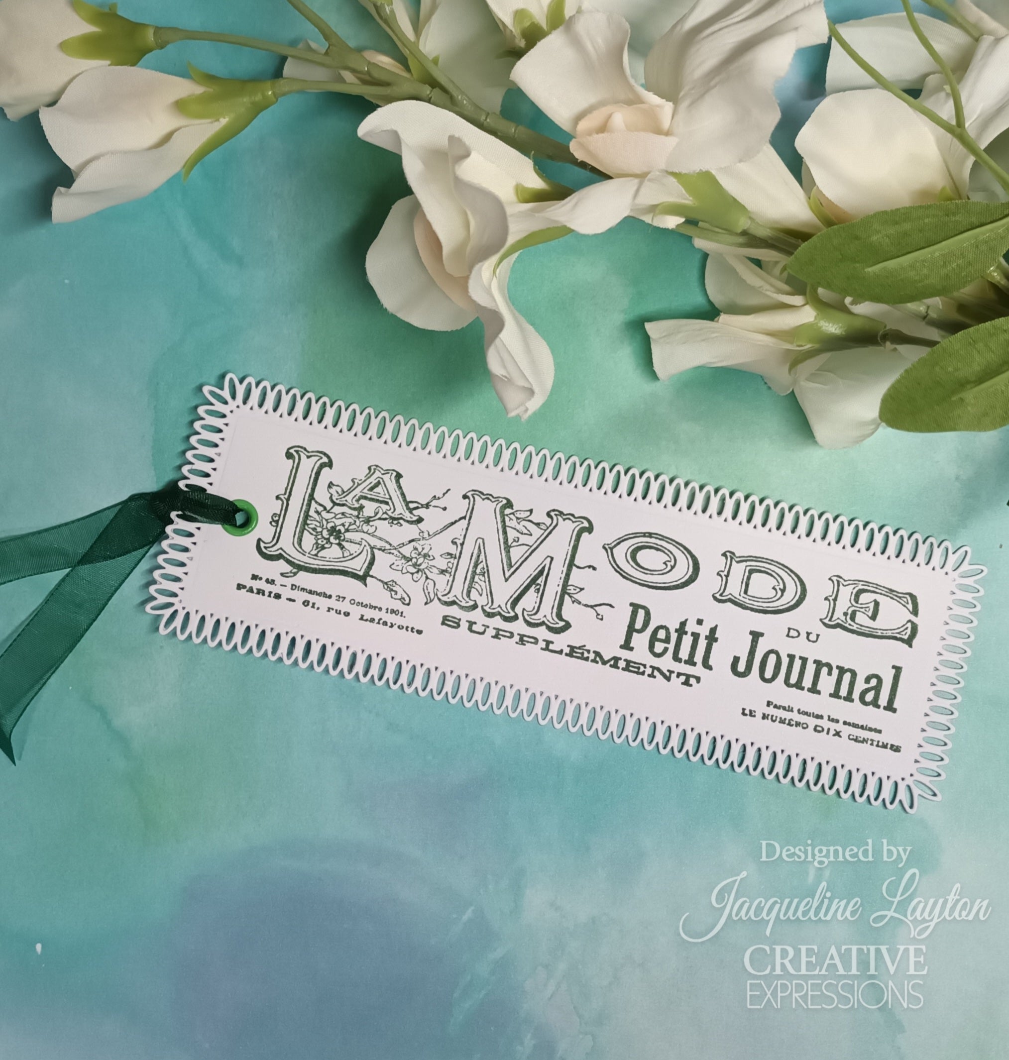 Creative Expressions Taylor Made Journals La Mode 6 in x 8 in Clear Stamp Set