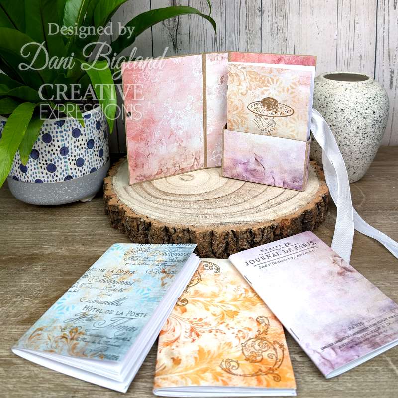 Creative Expressions Taylor Made Journals Worn Elegance 8 in x 8 in Paper Pad