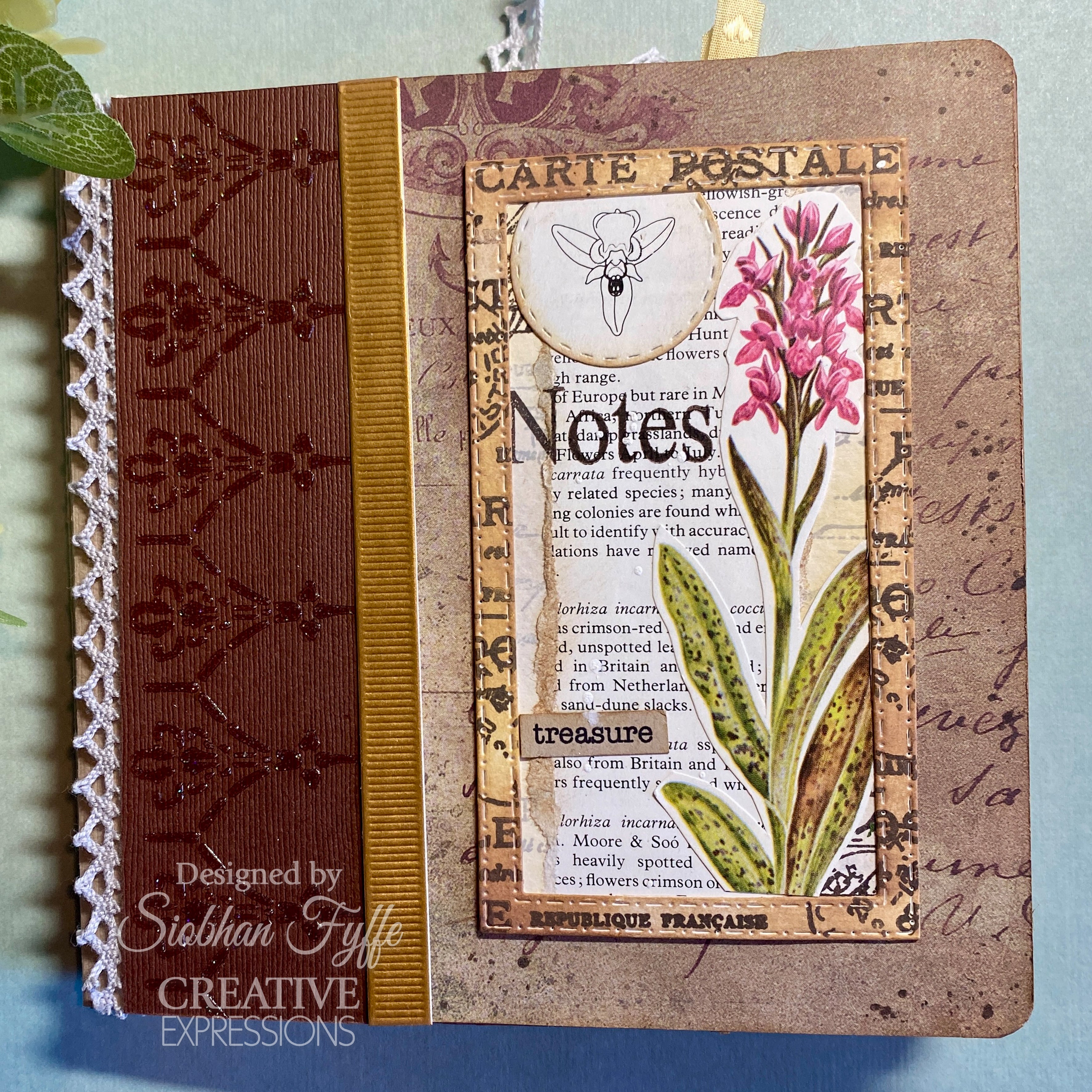 Creative Expressions Taylor Made Journals Mode De La Paris 6 in x 8 in Clear Stamp Set