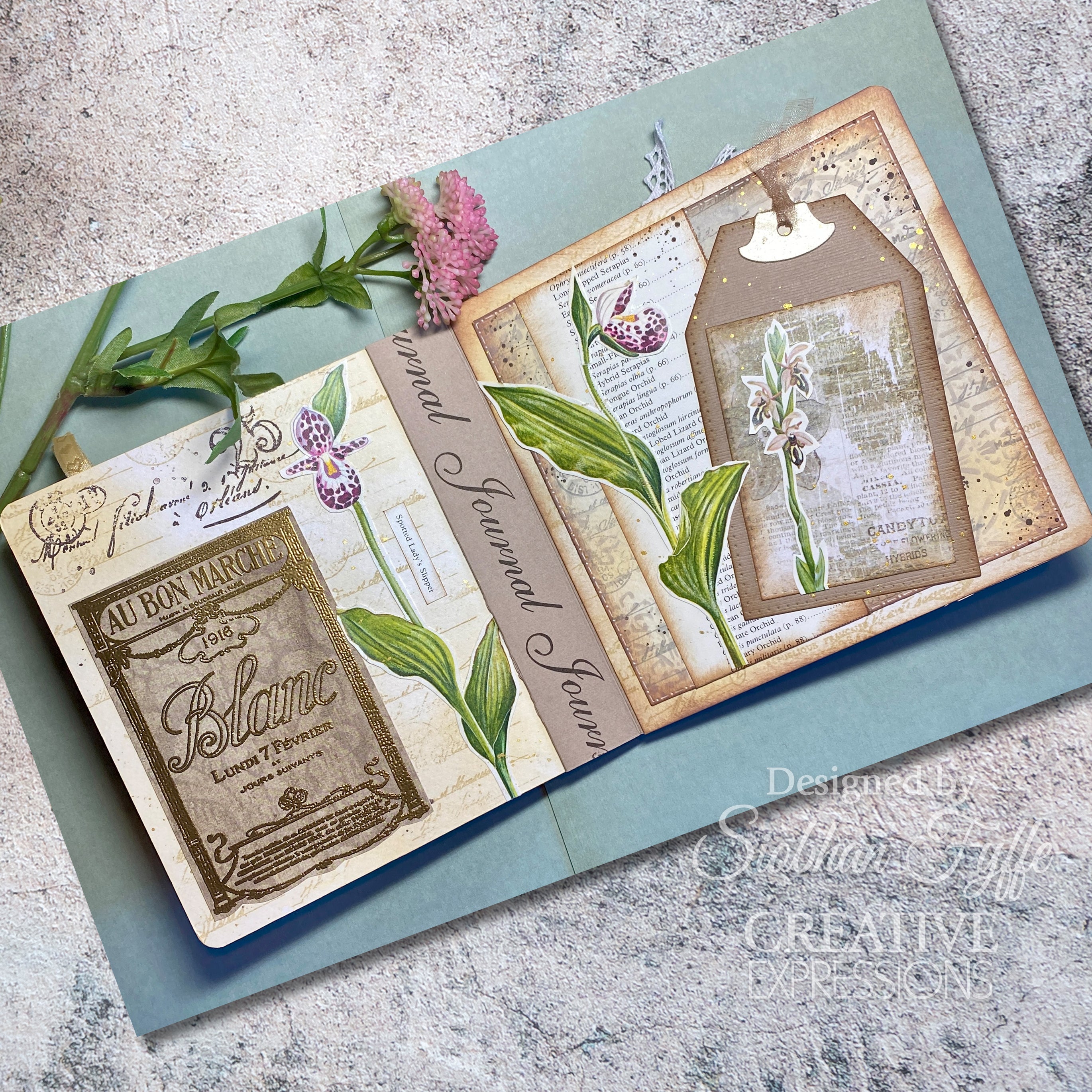 Creative Expressions Taylor Made Journals The Bookmakers Stamp 6 in x 8 in Clear Stamp Set