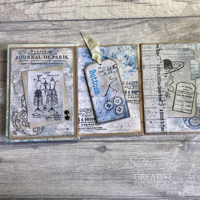 Creative Expressions Taylor Made Journals Hotel de la Poste 6 in x 8 in Clear Stamp Set