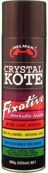 Helmar Crystal Kote Fixative -- Workable Matte