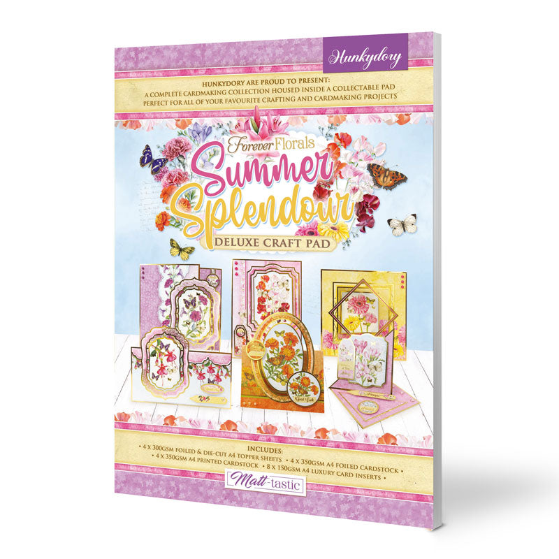 Deluxe Craft Pads - Forever Florals - Summer Splendour