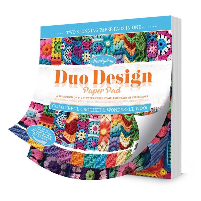 Duo Design Paper Pads - Colourful Crochet & Wonderful Wool