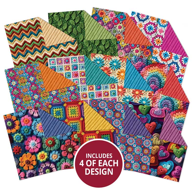 Duo Design Paper Pads - Colourful Crochet & Wonderful Wool