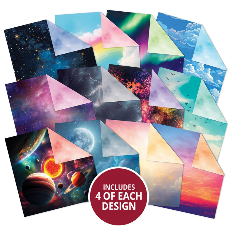 Duo Design Paper Pads - Stunning Skies & Colourful Clouds