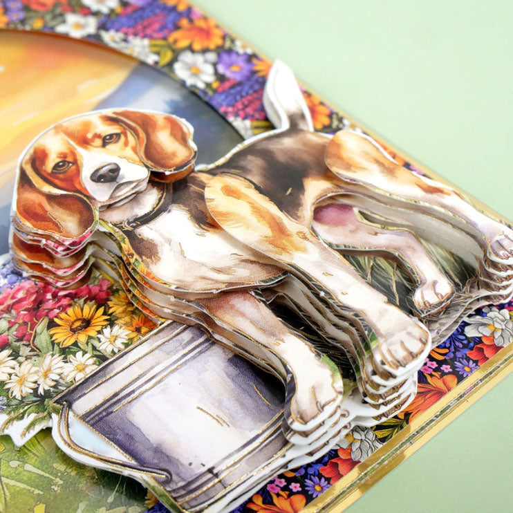 Jack Russell Terrier & Beagle Decoupage Topper Sheet