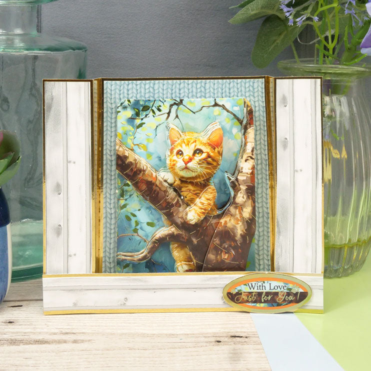 Absolutely Purr-fect Decoupage Topper Sheet