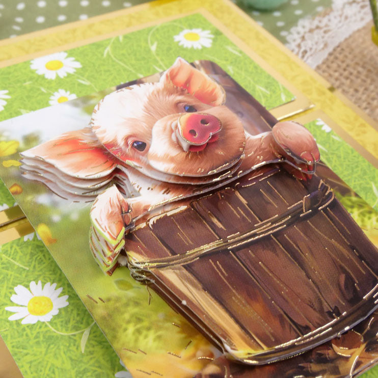 Fun at the Farm Decoupage Topper Sheet