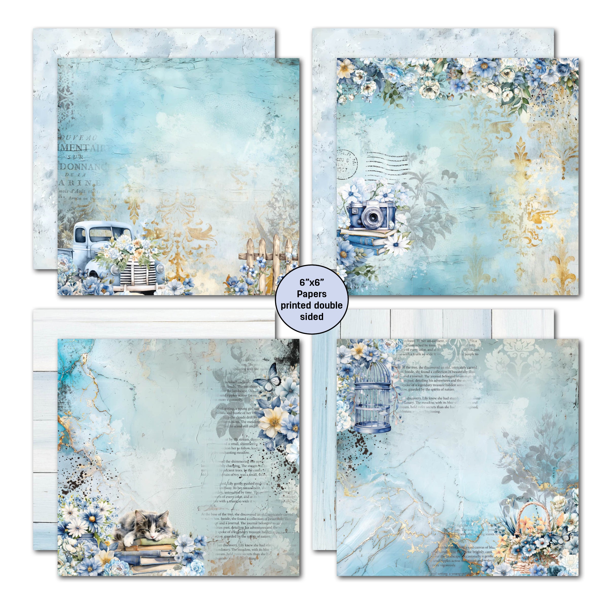 3Quarter Designs Delicate Harmony 6x6 Paper Pack