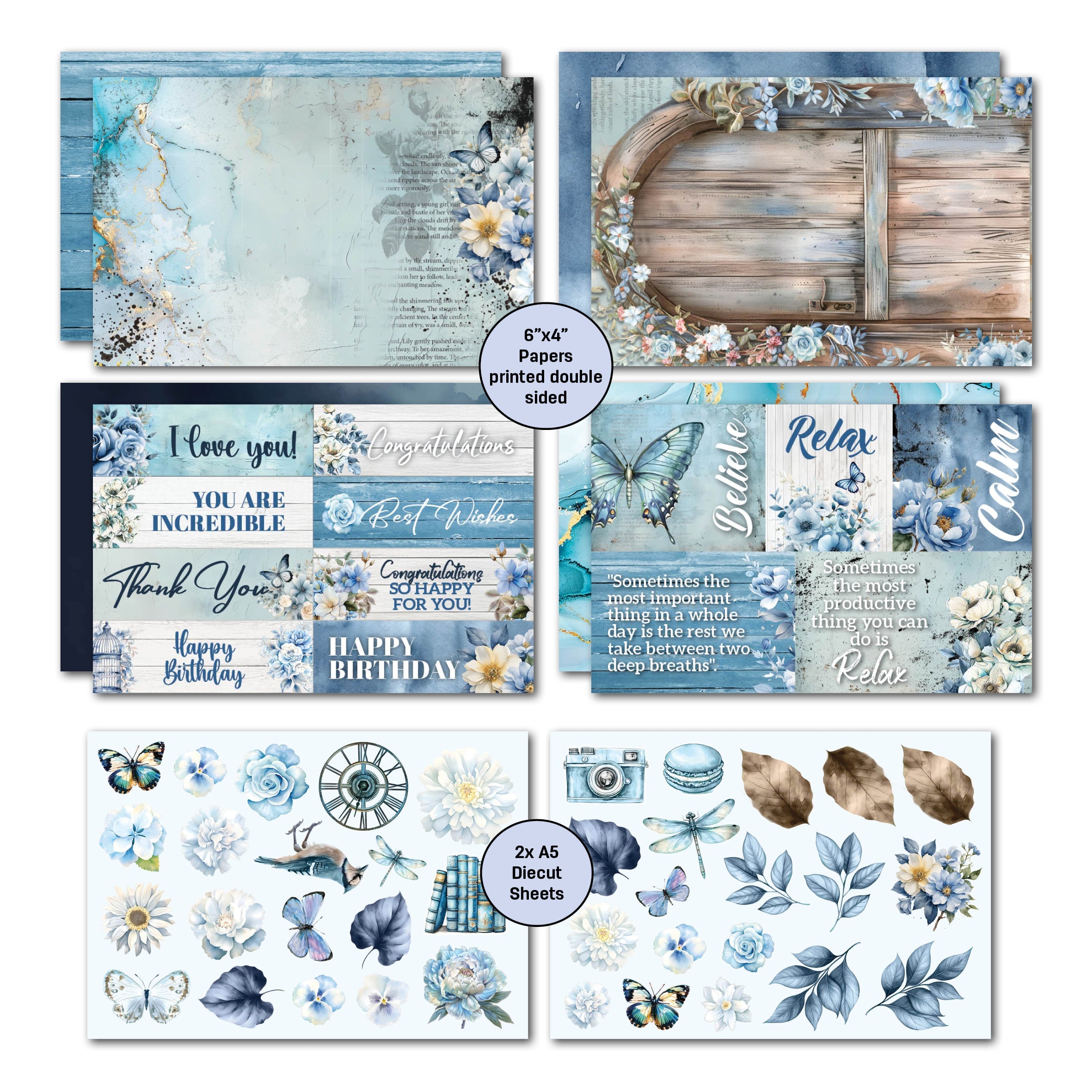 3Quarter Designs Delicate Harmony 6x4 Card Pack