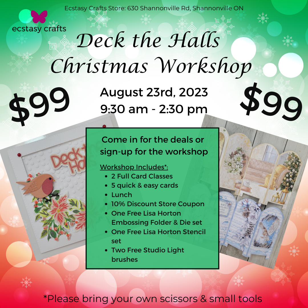 Deck the Halls -- Christmas Workshop