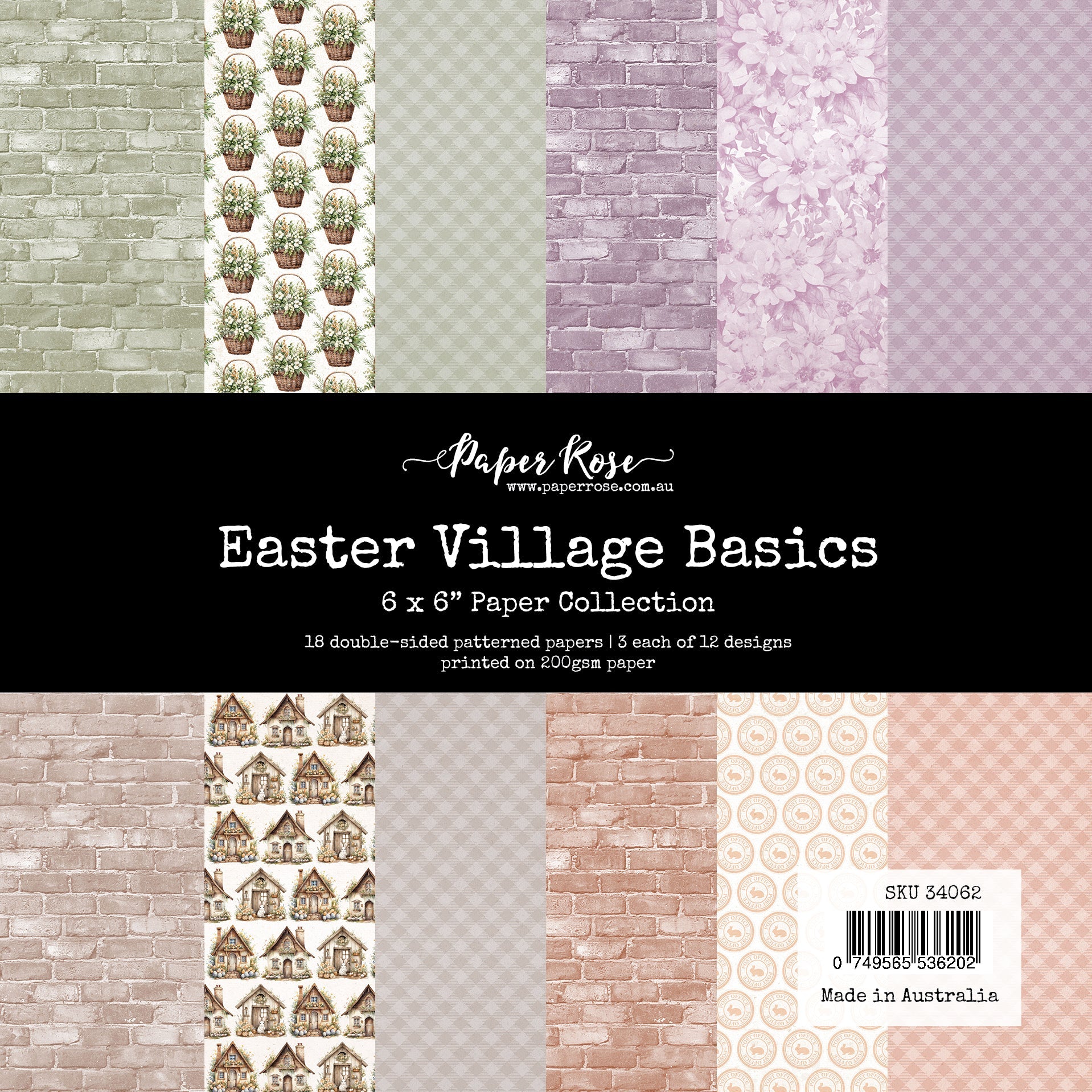 Easter Village Basics 6 x 6 Paper Collection 34062