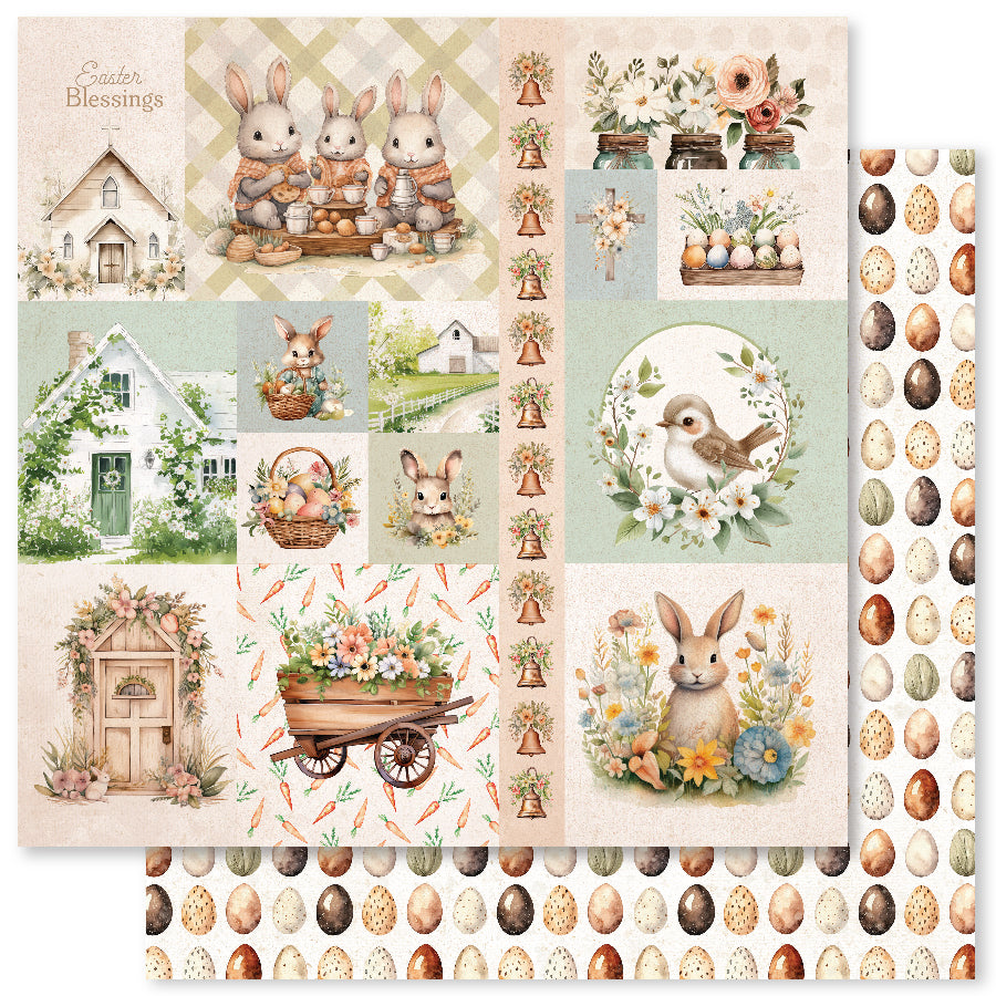 Easter Village C 12 x 12 Paper (12 pc Bulk Pack) 34026