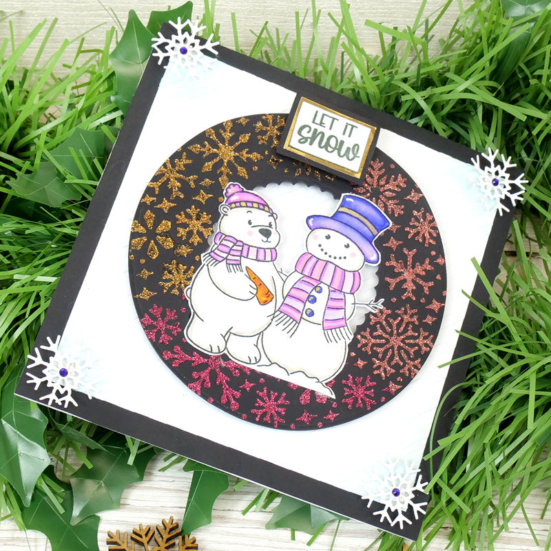 For the Love of Masks - 2-in-1 Sparkling Snowflakes