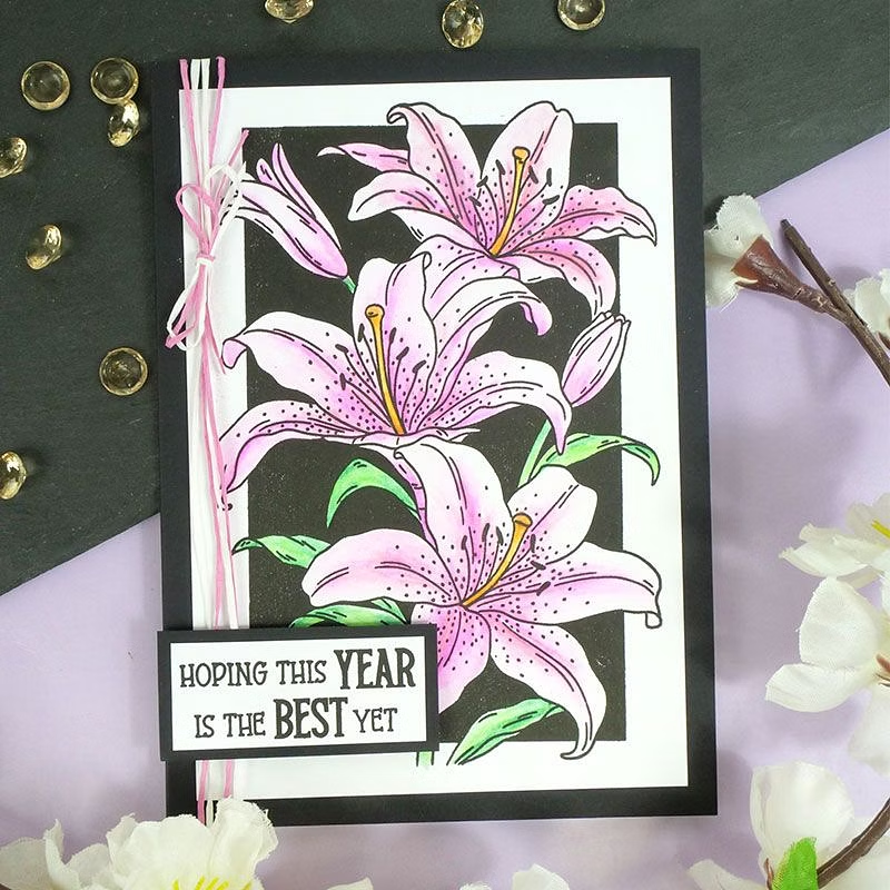 For the Love of Stamps - Luscious Lilies