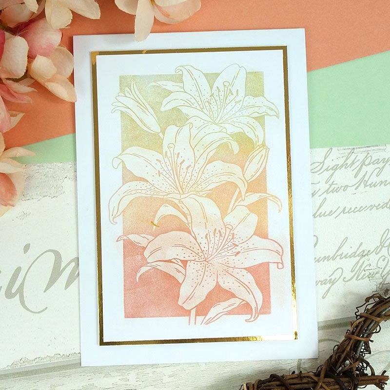 For the Love of Stamps - Luscious Lilies