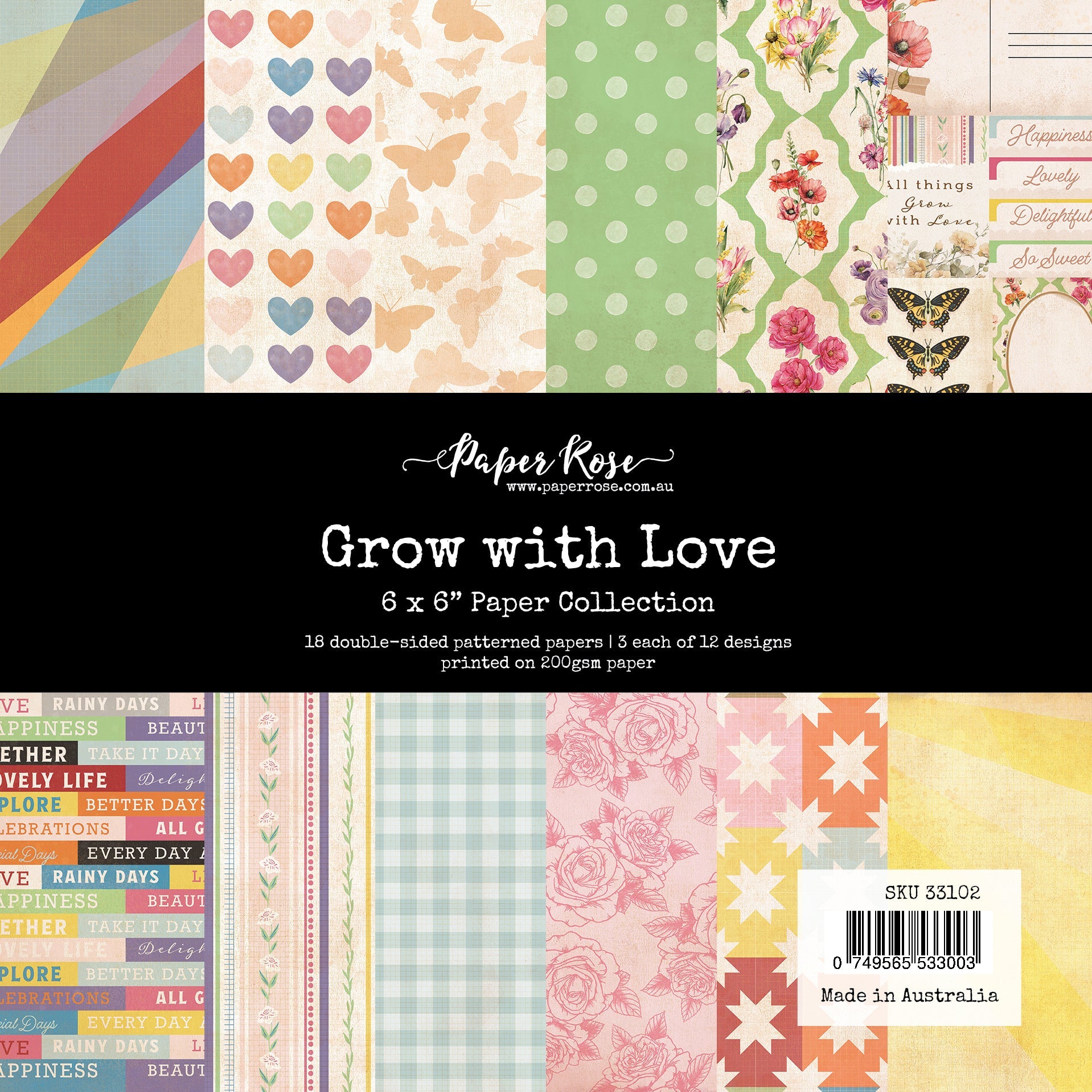 Grow with Love 6x6 Paper Collection 33102