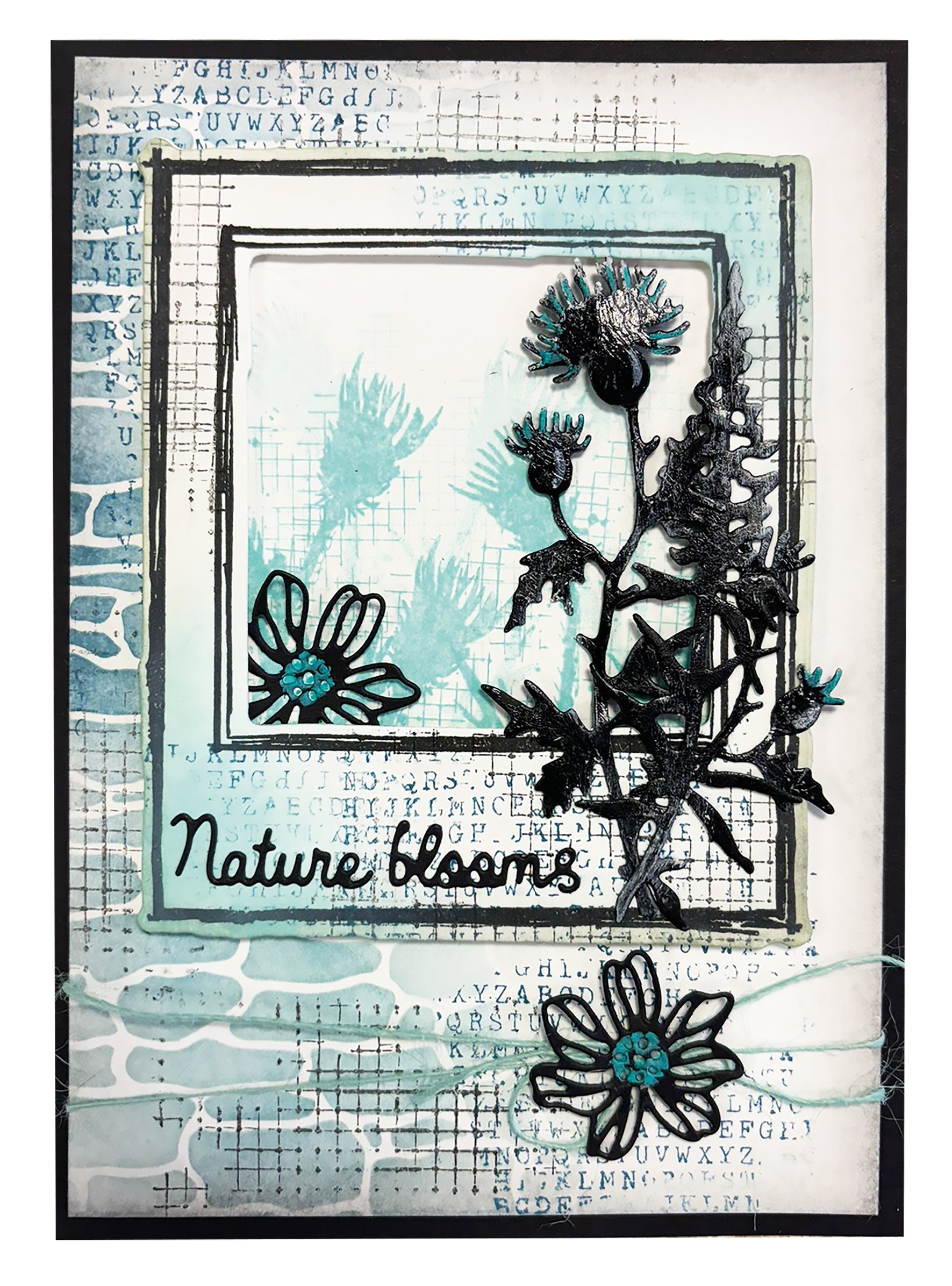 HE Clear Stamp ABC Background Nature's Dream 2 - 1 PC