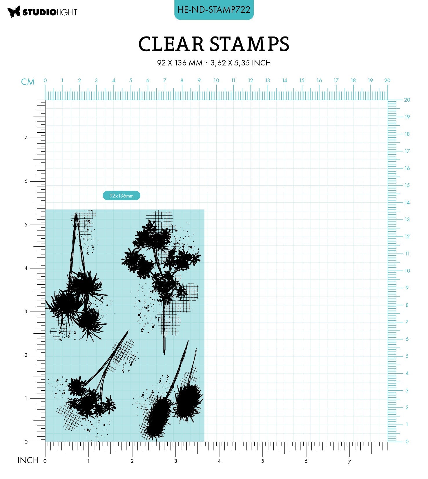 HE Clear Stamp Botanicals Nature's Dream 2 - 4 PC