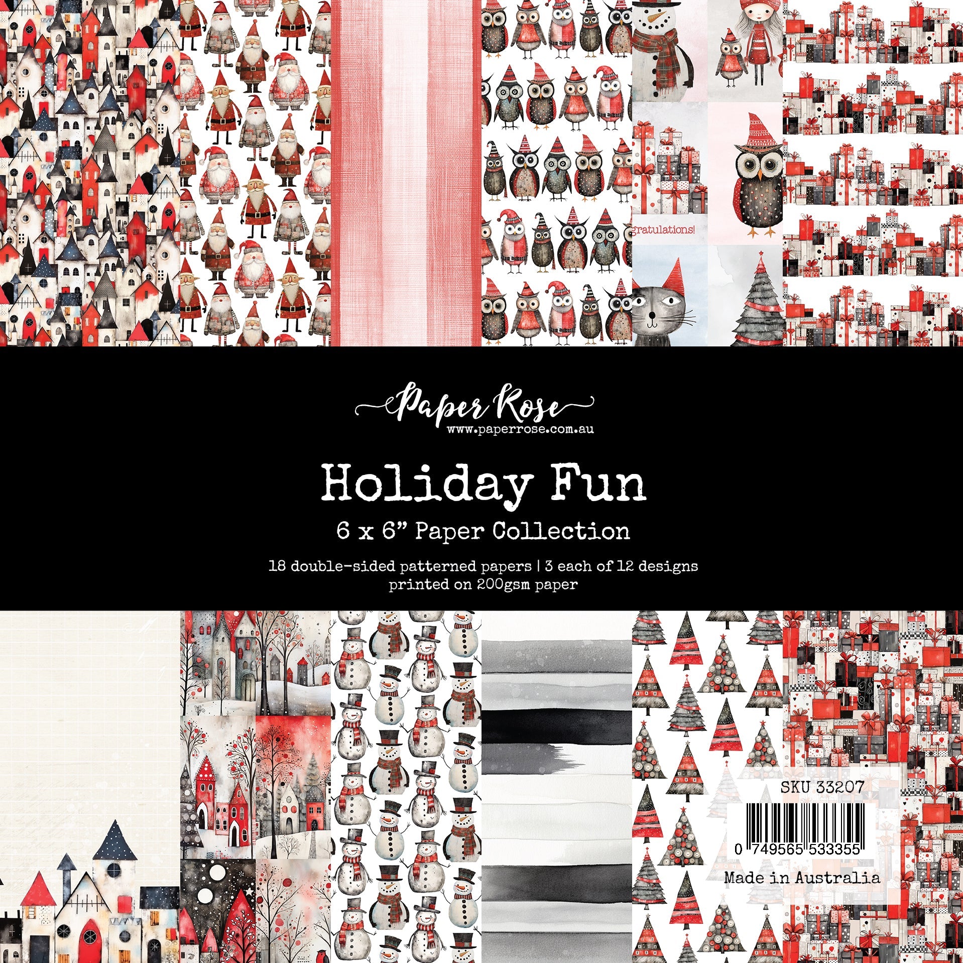 Holiday Fun 6x6 Paper Collection 33207